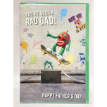 Funny Father's Day Card For Dad 'Rad Dad Joke Greetings Card 6 x 9 inches