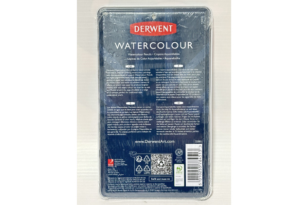 Derwent Watercolour Pencils – Professional Watercolour Drawing & Painting Set | 12 Pack