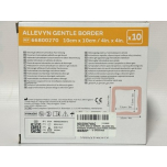 ALLEVYN Gentle Border Silicone Foam Dressing 10cm x 10cm Pack of 10