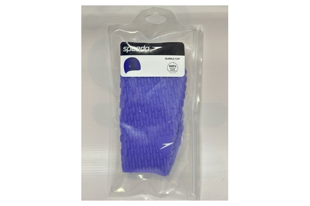 Speedo Unisex Bubble Active+ Swimming Cap | Galinda/Ultra Violet Colour