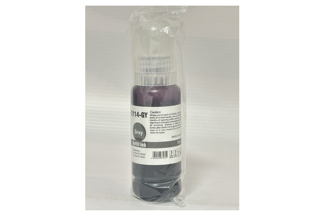 Compatible 114 Grey Ink Bottle 70ml for Epson EcoTank ET-8500 & ET-8550