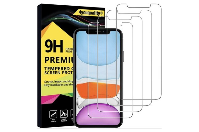 4x PACK - Tempered Glass Screen Protector -  All iPhone Models