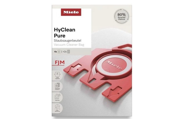 Miele Genuine FJM Hyclean Dust Bags + Filters (Pack of 8) NEW OUTER BOX MISSING