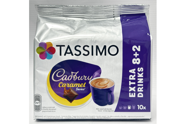 Tassimo Cadbury Caramel Hot Chocolate Pods 5 x 160g | 50 Servings