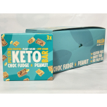 Pulsin Plant Based Keto Protein Bars Choc Fudge & Peanut | 36 x 30g
