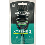 Wilkinson Sword Xtreme 3 Sensitive Disposable Razors | 24 Pack (4 x 8 Razors)