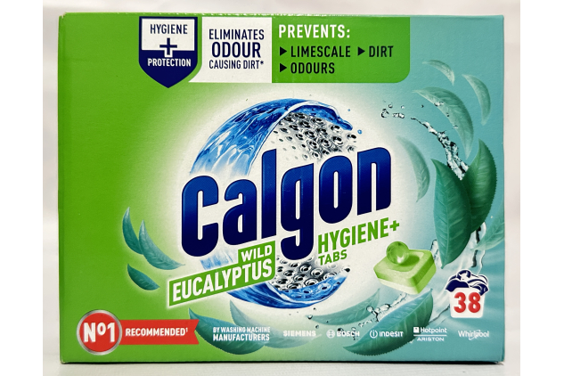 Calgon Hygiene Plus Washing Machine Cleaner & Water Softener Tablets | 76 Tabs