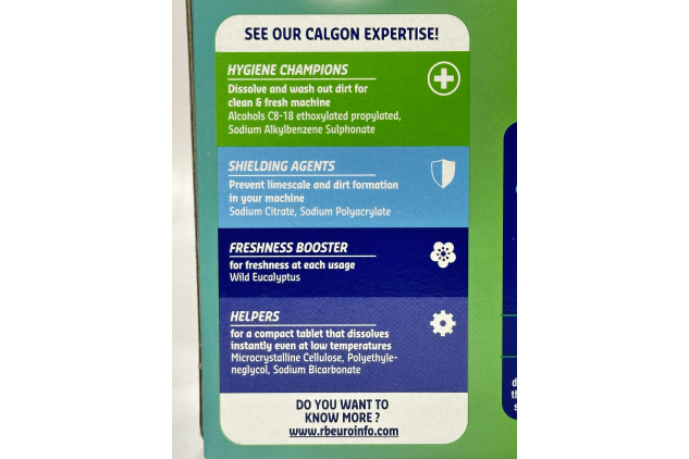 Calgon Hygiene Plus Washing Machine Cleaner & Water Softener Tablets | 76 Tabs