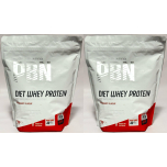 Premium Body Nutrition Diet Whey Protein Powder Strawberry | 2 x 1 kg (80 Servings)