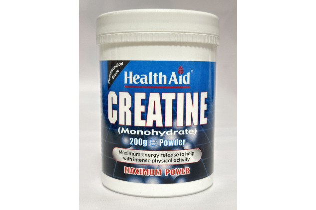 HealthAid Creatine Monohydrate Powder | Unflavoured | 200 g