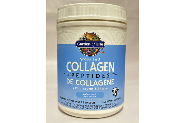 Garden of Life Grass Fed Collagen Peptides Unflavoured Powder | 560g Tub