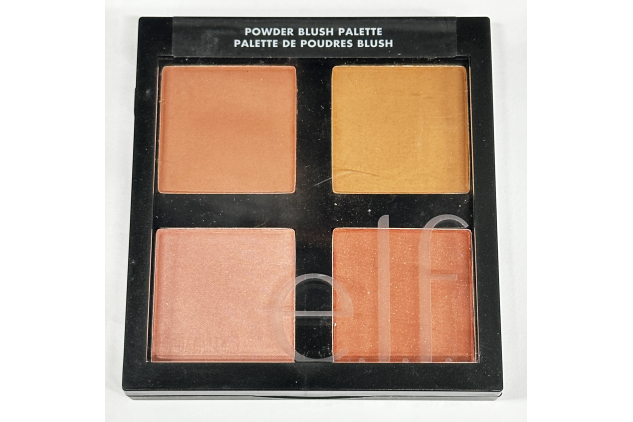 e.l.f. Cosmetics Powder Blush Palette | 4-Shade Blush Compact | Vegan & Cruelty-Free