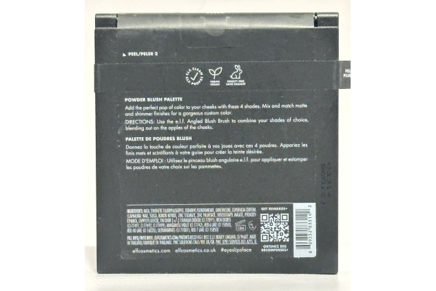 e.l.f. Cosmetics Powder Blush Palette | 4-Shade Blush Compact | Vegan & Cruelty-Free