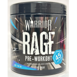 Warrior Rage Pre-Workout Powder Blazin’ Blue Raz | 45 Servings 392g