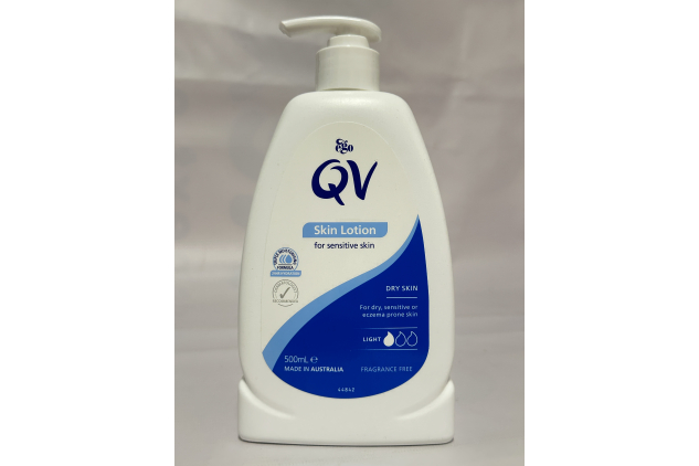 QV Skin Lotion for Sensitive & Dry Skin | Fragrance Free Body Moisturiser | 500ml