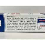 Secure Denture Adhesive Waterproof – Zinc Free – 4 x 40g