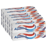 Aquafresh Triple Protection Fluoride Toothpaste | Family Size | 12 × 100 ml