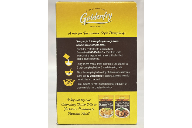 Goldenfry Farmhouse Style Dumpling Mix, 142g (Pack of 6)