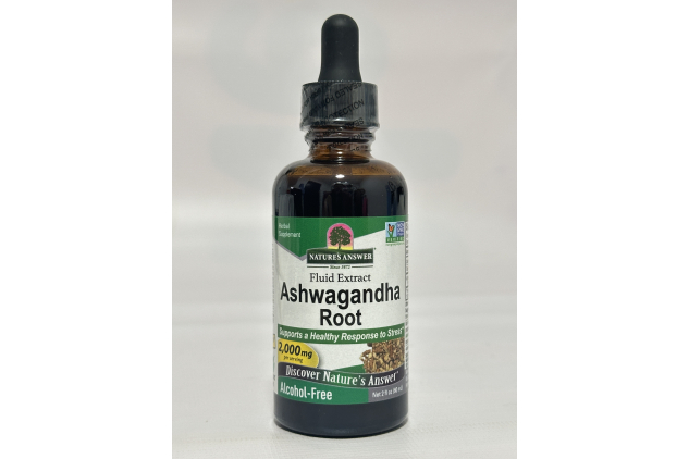 Nature’s Answer Ashwagandha Root Liquid Extract Alcohol Free | 60ml