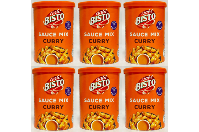 Bisto Chip Shop Curry Sauce Granules | Curry Sauce Mix Drum | 185g x 6