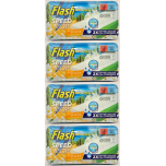 Flash Speedmop Wet Floor Cleaning Wipes – Mrs Hinch’s Vacay Vibes – Orange Blossom & Coastal Cypress – 24 Cloths x 4 Packs (96 Wipes)