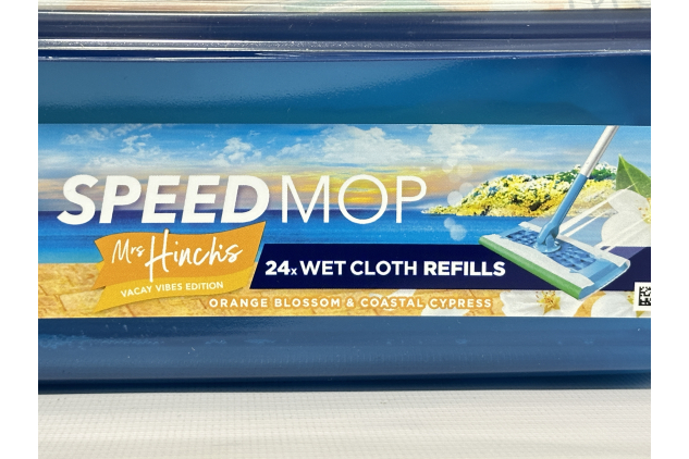 Flash Speedmop Wet Floor Cleaning Wipes – Mrs Hinch’s Vacay Vibes – Orange Blossom & Coastal Cypress – 24 Cloths x 4 Packs (96 Wipes)