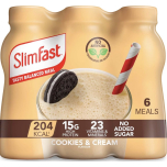 SlimFast Ready To Drink Shake Cookies & Cream Flavour 6 X 325 ml