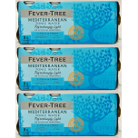 Fever-Tree Refreshingly Light Mediterranean Tonic Water | 8 x 150ml Cans | Pack of 3 (24 Cans)