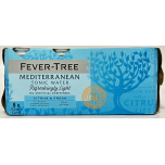 Fever-Tree Refreshingly Light Mediterranean Tonic Water | 8 x 150ml Cans | Pack of 3 (24 Cans)