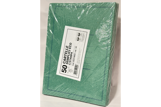 Pigna Simple Eco Paper Folders – Green | A4 | 145 g/m² | Pack of 50