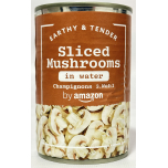 Sliced Mushrooms in Water | Canned Mushrooms | 290g (170g Drained) | Pack of 12