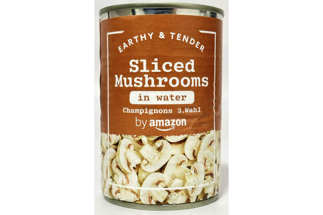 Sliced Mushrooms in Water | Canned Mushrooms | 290g (170g Drained) | Pack of 12