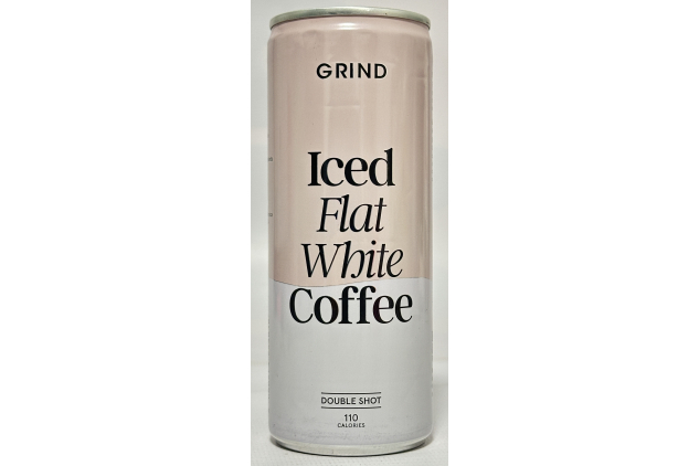 Grind Flat White Iced Coffee Cans | Ready to Drink | 8 × 250 ml