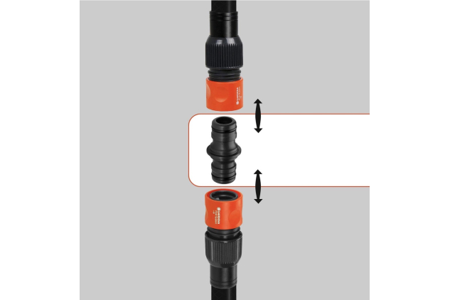 Gardena Profi-System Hose Connector XL+ | High Flow Coupling | 2 Pack