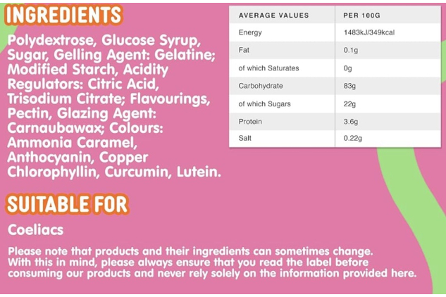 Swizzels Squashies Sour Stars Sour Fruit Flavour Sweets | 12 x 100g