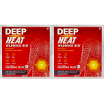 Deep Heat Warming Belt – Odourless Heat Therapy | 2 Packs of 2 Belts (4 Total)