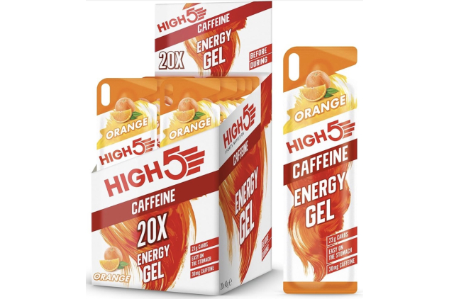 HIGH5 Caffeine Energy Gel Orange | 20 x 40g