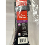 VALEO Leather Weightlifting Belt – 6 Inch Back Support | Medium