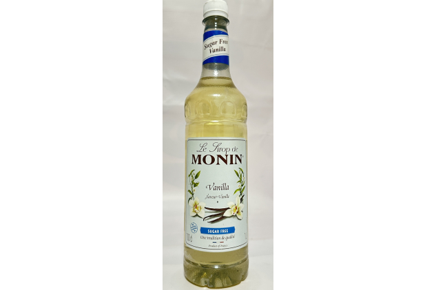 Monin Sugar Free Vanilla Syrup – Coffee & Cocktail Flavouring | 1L