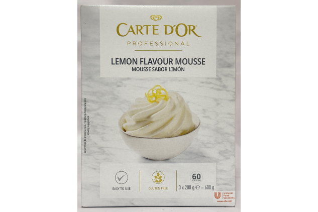 Carte d’Or Professional Lemon Flavour Mousse Dessert Mix | Case of 6 x 600g