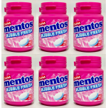 Mentos Sugar Free Bubble Fresh Chewing Gum Bottles – 40 Pieces | Pack of 6