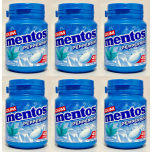 Mentos Sugar Free Peppermint Chewing Gum Bottles – 40 Pieces Each | Pack of 6