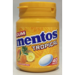 Mentos Sugar Free Tropical Chewing Gum Bottle – 40 Pieces | 56g | Pack of 6