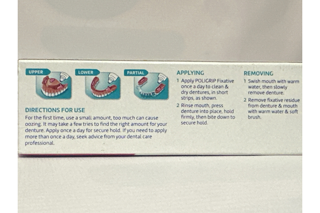 Poligrip Essential Denture Fixative Cream | 40 g