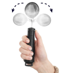 Angled Spoon | Easy Grip Handle | Ergonomic Cutlery for Adults