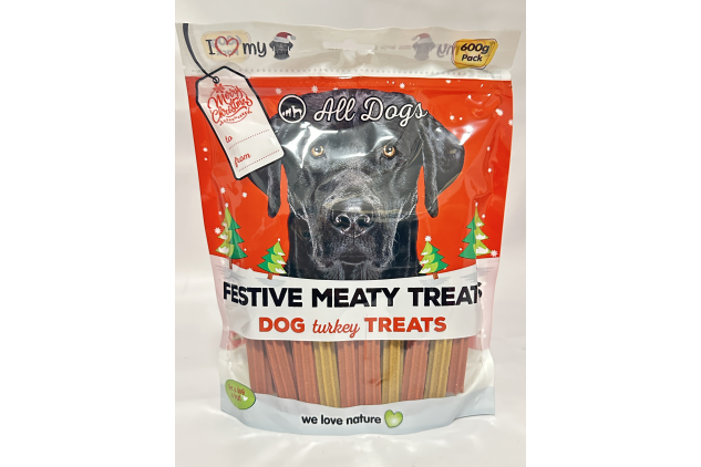 Meaty Turkey Dog Stick Treats for Dogs | Complementary Pet Treats | 600g Pack