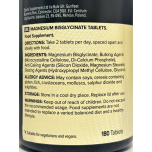 Bulk Magnesium Bisglycinate 500mg 180 Tablets
