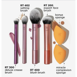 Real Techniques Everyday Essentials Makeup Brush Set with Sponges | 6 Piece Kit