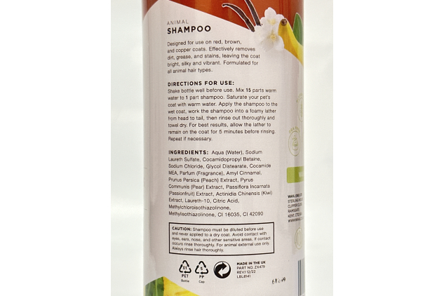Wahl Copper Tones Shampoo for Dogs | Red Coats | Concentrate 15:1 | 500 ml