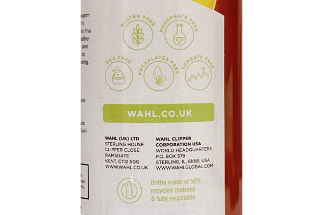 Wahl Copper Tones Shampoo for Dogs | Red Coats | Concentrate 15:1 | 500 ml